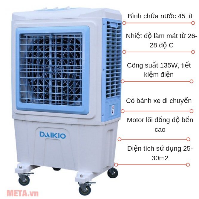 Máy làm mát không khí Daikio DK-5000D (DKA-05000D)