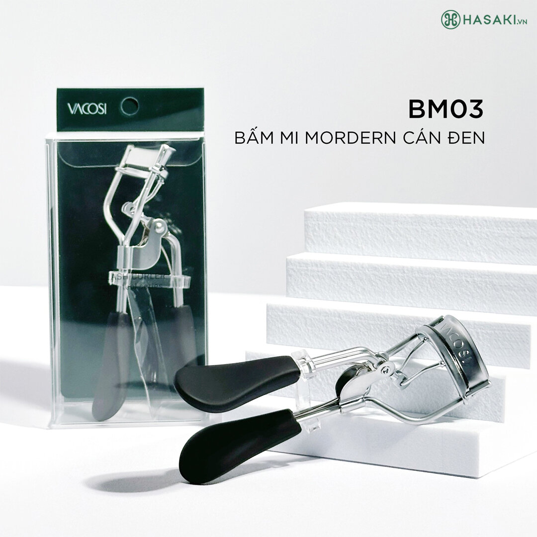 Mua Bấm Mi Vacosi Modern Lash Curler Cán Đen BM03 tại Hasaki 