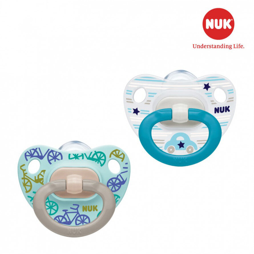 Bộ 2 ty giả NUK Silicone Classic cho bé 0-6M  Bộ 2 ty giả NUK Silicone Classic cho bé 0-6M