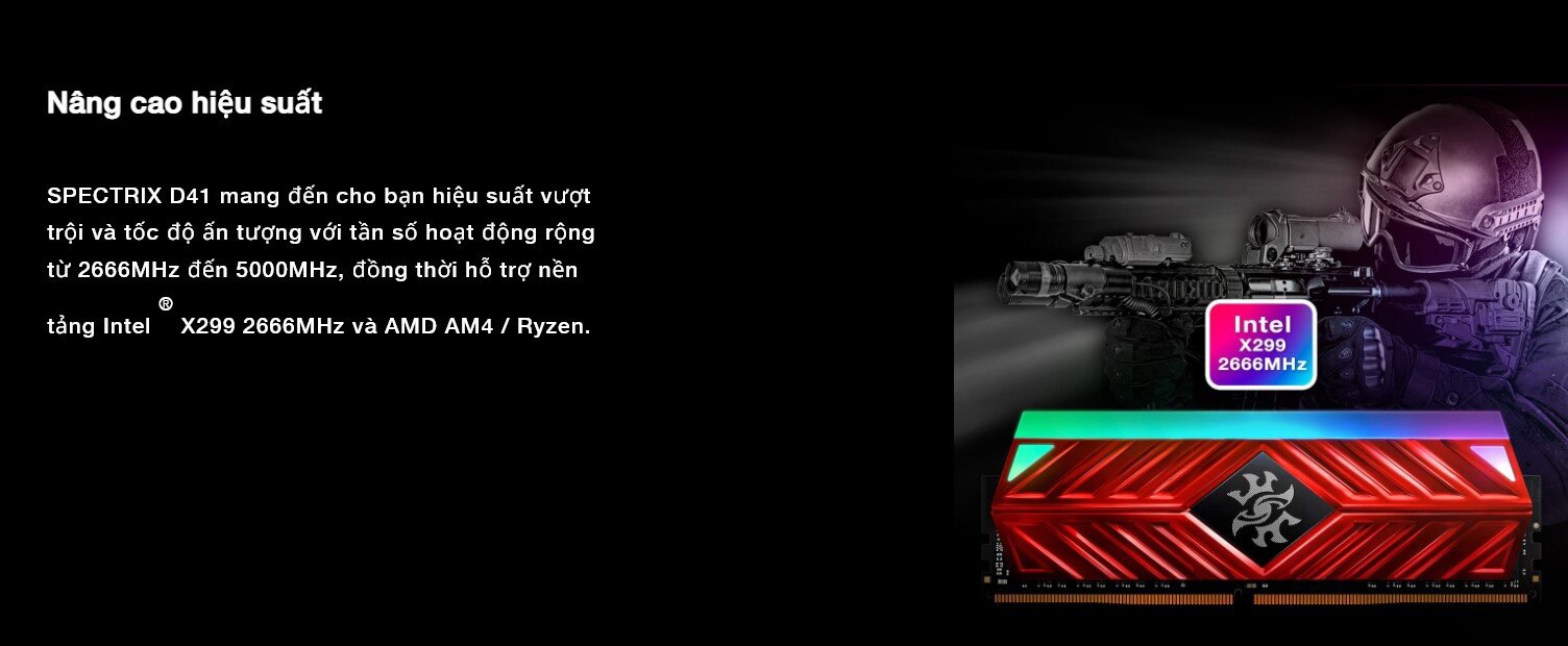 Ram Desktop Adata XPG Spectrix D41 RGB 