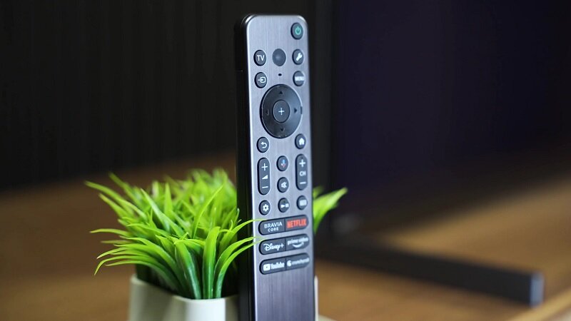 Google tivi OLED Sony 4K 77 inch XR-77A95L remote