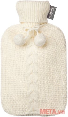 Túi chườm nóng lạnh Fashy 6700 bọc len màu trắng Túi chườm nóng lạnh Fashy 6700 bọc len màu trắng