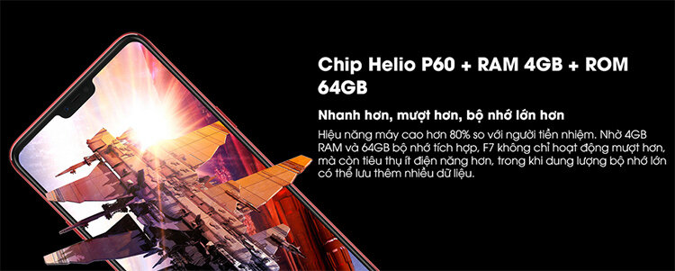 Điện thoại Oppo F7 Silver