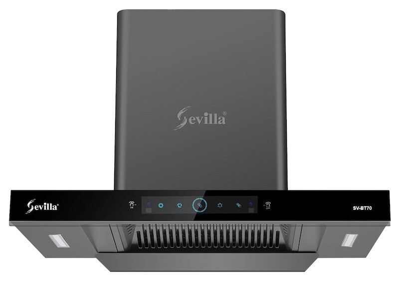 Máy hút mùi Sevilla SV-BT70 sở hữu thiết kế sang trọng, tinh tế