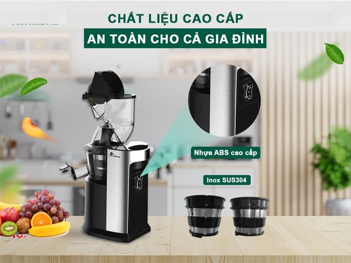 Máy làm từ chất liệu cao cấp, bền lâu