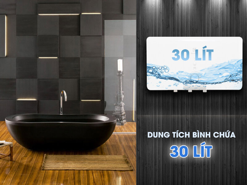 Máy nước nóng Electrolux EWS30DDX-DW 30 lít Máy nước nóng Electrolux EWS30DDX-DW 30 lít