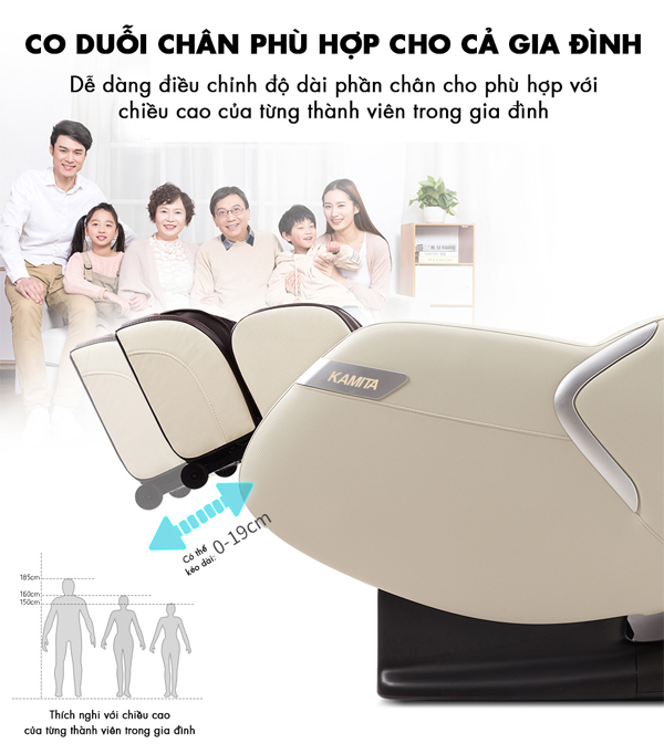 Ghế massage toàn thân Kamita KC-388