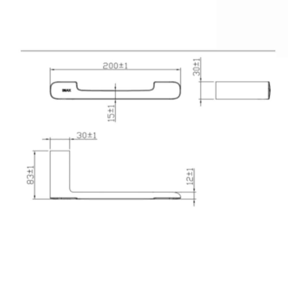 Bản vẽ kỹ thuật móc giấy INAX KFS-946V