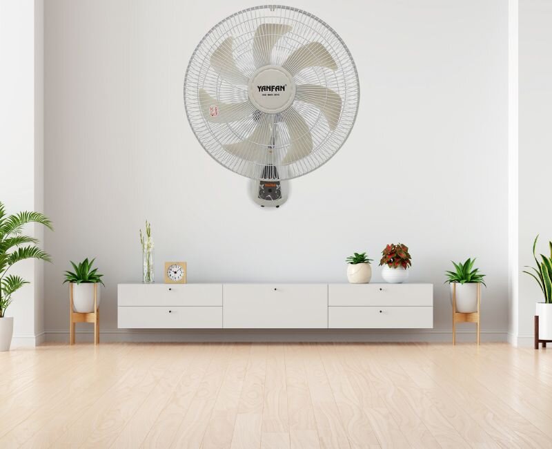 Quạt treo Yanfan TR788 lắp đặt trên tường rất gọn gàng