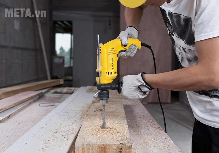 Máy khoan động lực Stanley SDH600KV kèm 13 phụ kiện