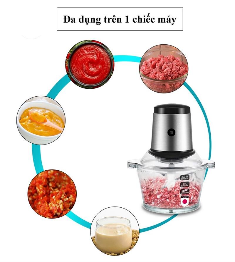 Máy xay thịt Mishio MK-135