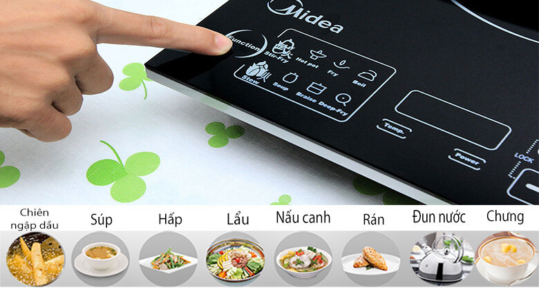 Bếp từ Midea MI-SV21DM Bếp từ Midea MI-SV21DM