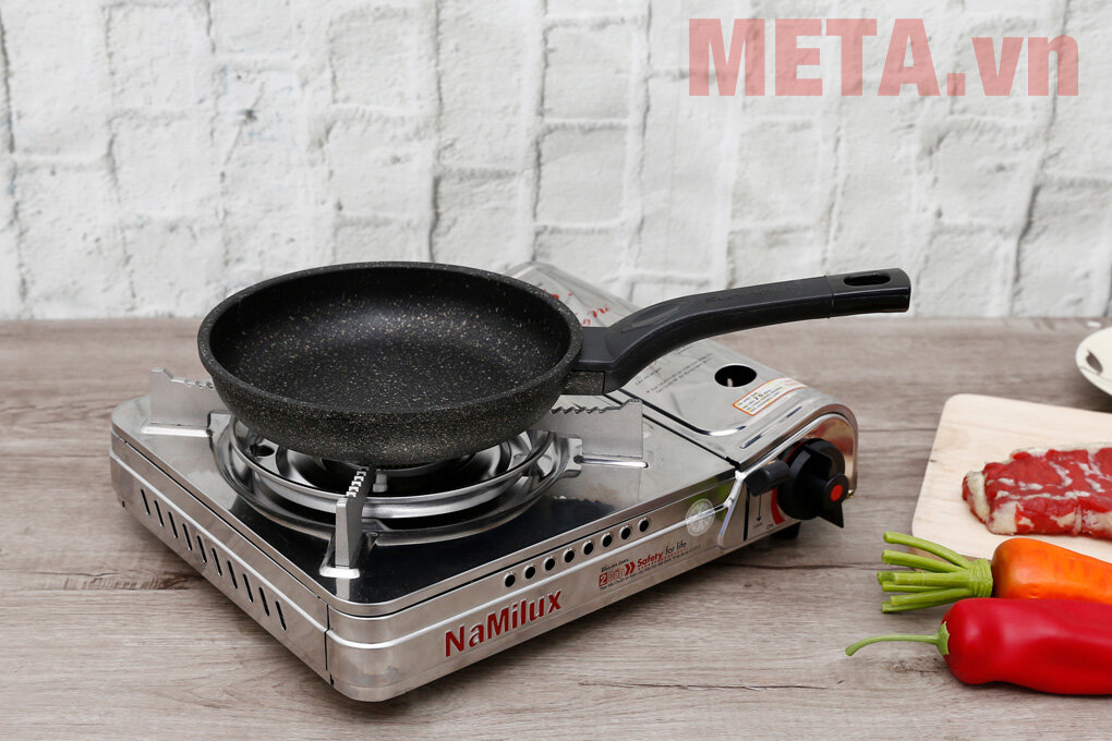 Chảo nhôm chống dính đá hoa cương Sunhouse SBD18 (18cm)