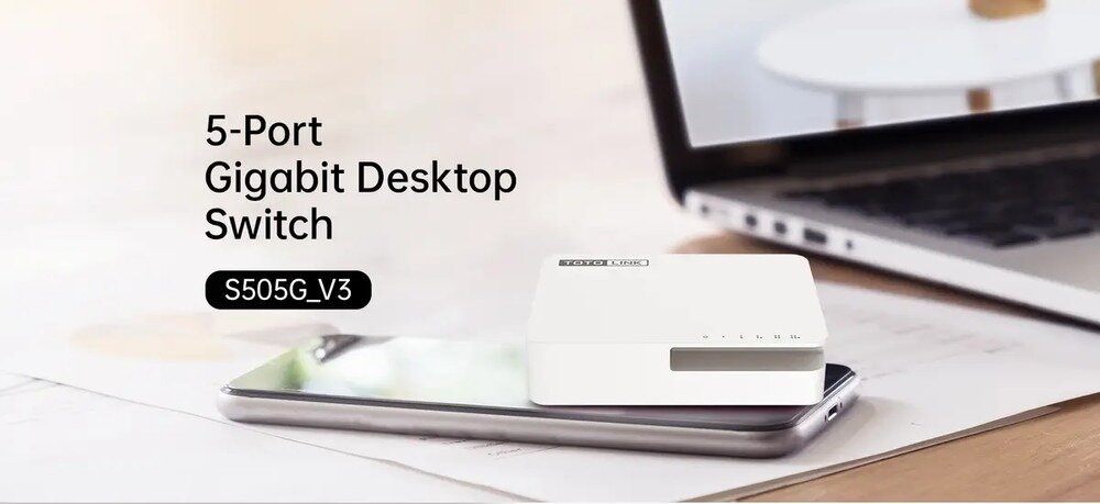 Switch Totolink 5P 10/100/1000Mbps S505G V3