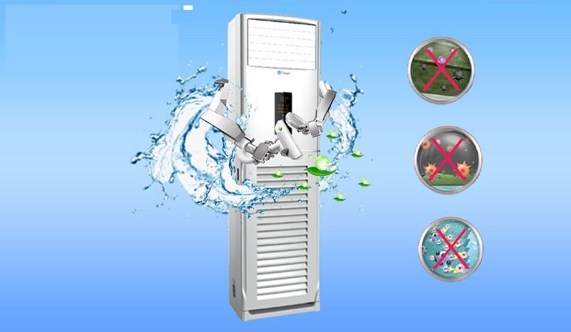 Điều Hòa Casper tủ đứng 28000 BTU 1 chiều FC-28TL11 tự làm sạch dàn lạnh