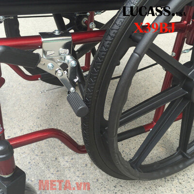 Xe lăn Lucass X39BJ có phanh