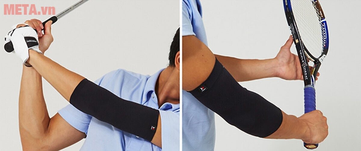 Sử dụng băng tay Zamst Bodymate Elbow khi chơi tennis Zamst Bodymate Elbow