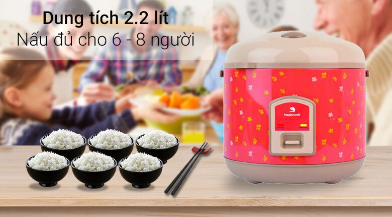Nồi cơm điện Happycook 2.2 lít HC-220N