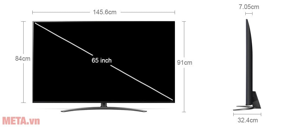 Tivi 4K LG 65 inch NanoCell 65NANO91TNA