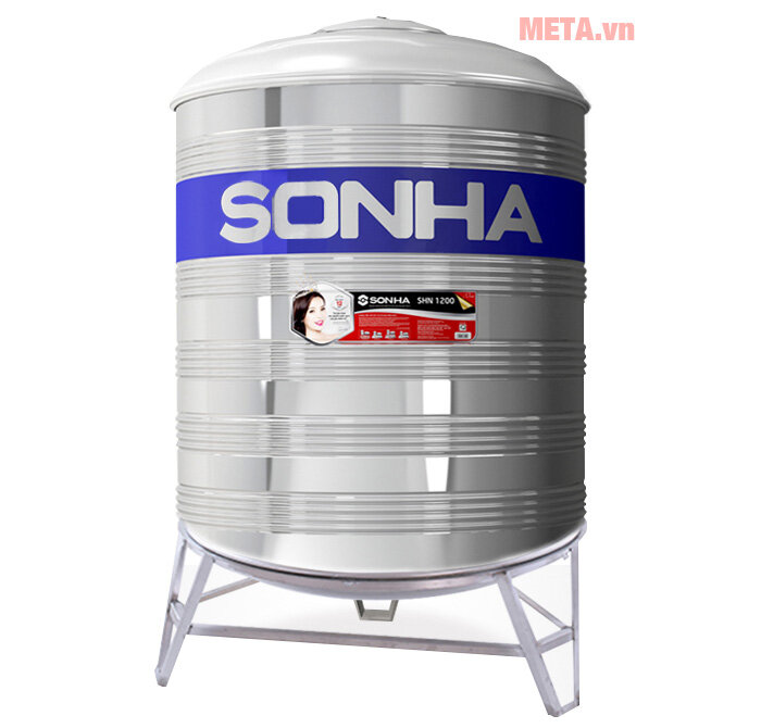 Bồn nước inox Sơn Hà đứng SH4000 (F1420)- 4000L Bồn nước inox Sơn Hà đứng SH4000 (F1420)- 4000L