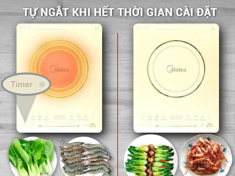 Bếp từ Midea MI-T2114DD Bếp từ Midea MI-T2114DD