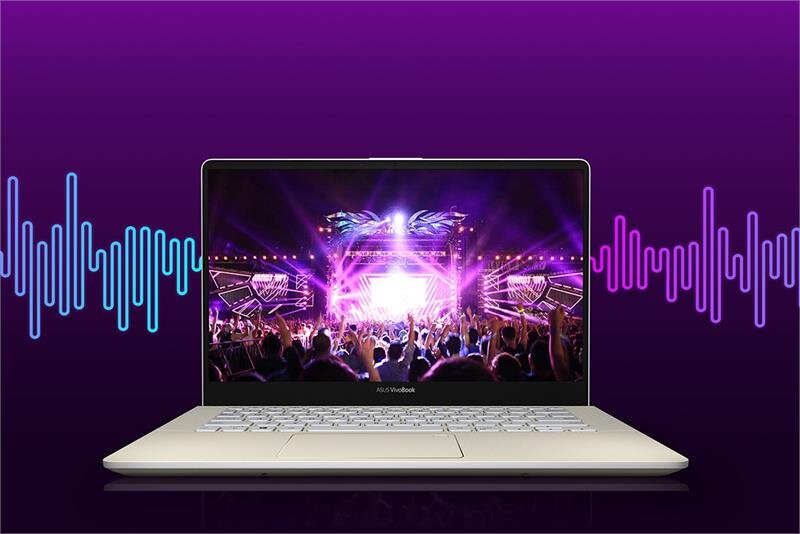 Laptop ASUS S430UA-EB100T XANH-VANG W10 /i3-8130U /4G /1T /14.0FHD