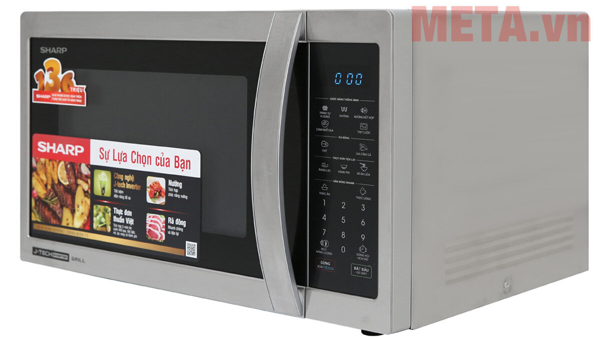 Lò vi sóng điện tử có nướng Sharp R-G52XVN-ST (25 lít)