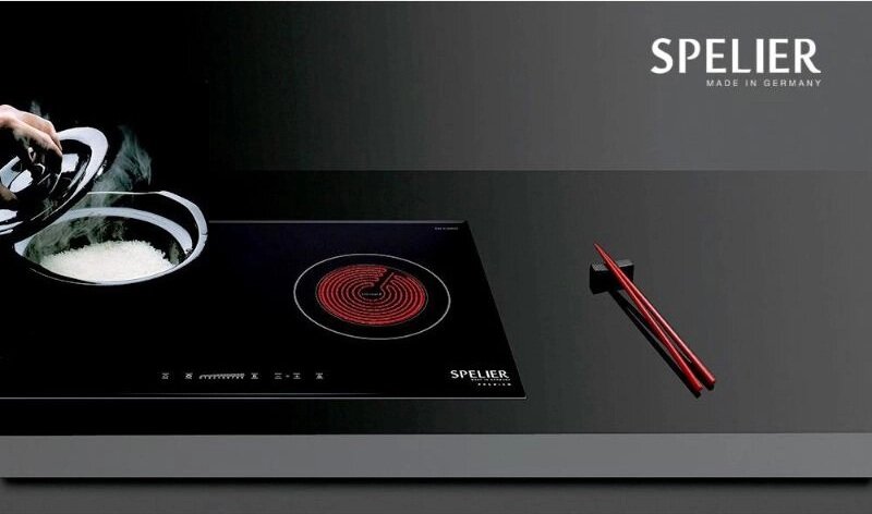Bếp từ hồng ngoại âm 2 vùng nấu Spelier SPE-HC928-EG