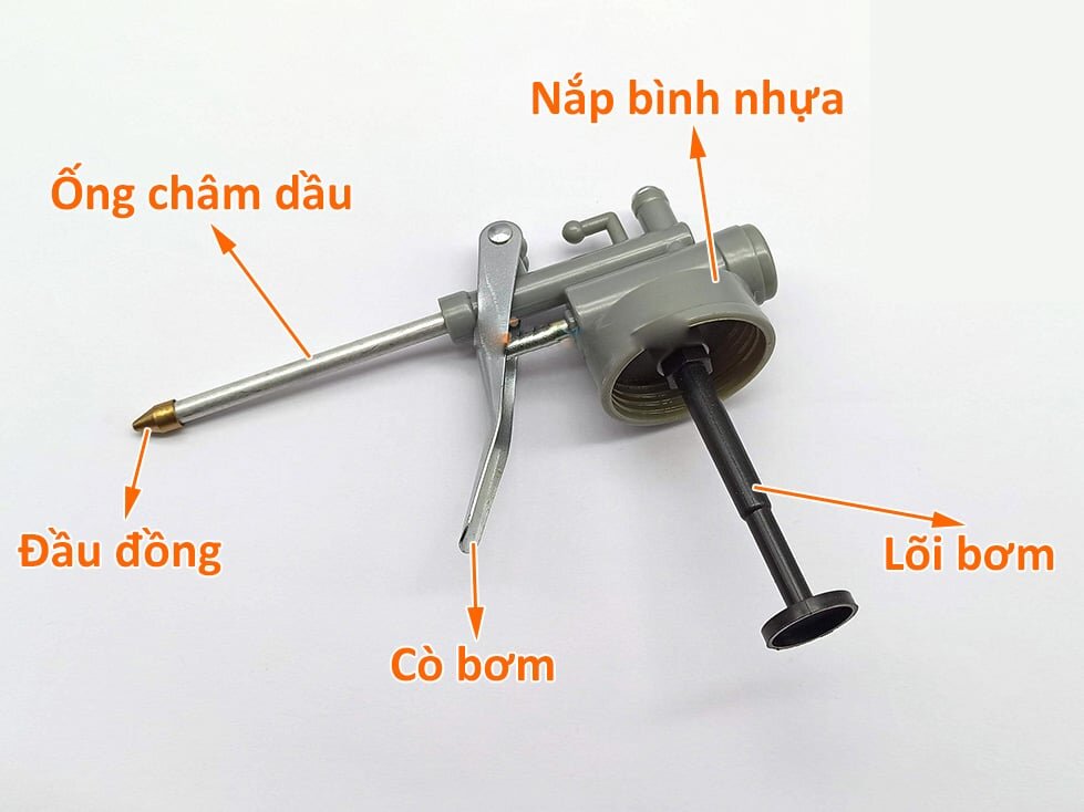 Bình châm nhớt Asaki 