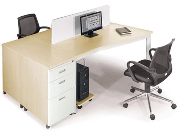 Hình ảnh bàn làm việc đôi lệch trái hình chữ Z BZCO14-2 Hình ảnh bàn làm việc đôi lệch trái hình chữ Z BZCO14-2