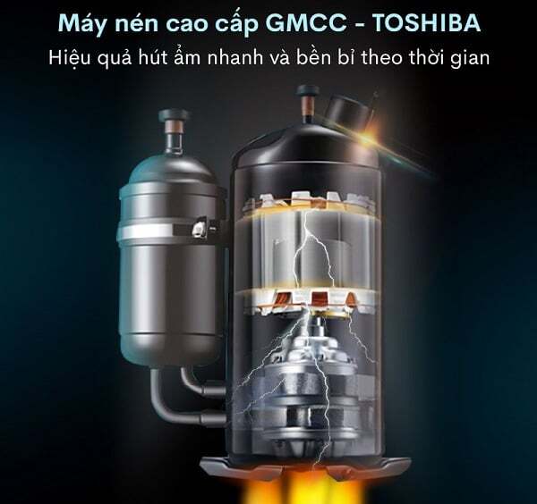 Fujihaia DH150B trang bị máy nén cao cấp Fujihaia DH150B