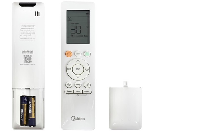 Điều hòa Midea inverter 18000 BTU 1 chiều MSAGA-18CRDN8 gas R-32 3 Điều hòa Midea inverter 18000 BTU 1 chiều MSAGA-18CRDN8 remote