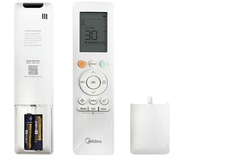 Điều hòa Midea inverter 18000 BTU 1 chiều MSAGA-18CRDN8 remote 