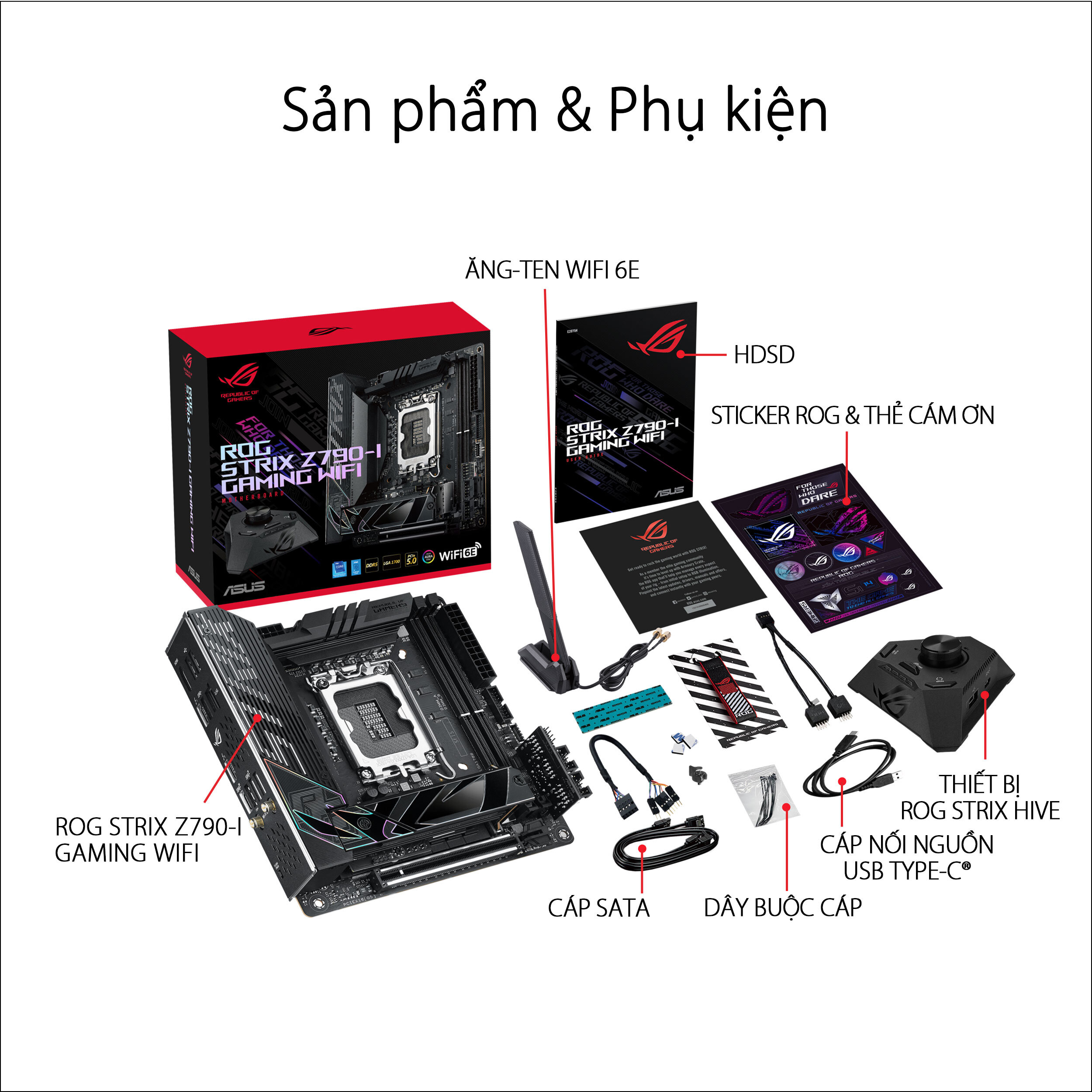 Mainboard ASUS ROG STRIX Z790-I GAMING WIFI