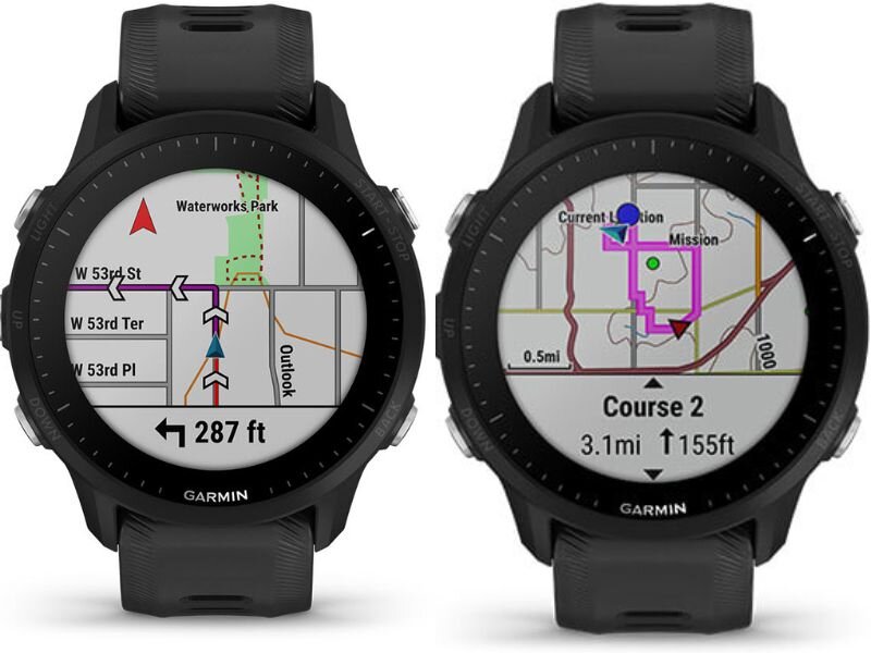 Đồng hồ thông minh Garmin Forerunner 955 bản đồ