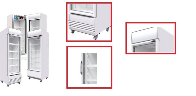 Tủ mát Sanden SPE-0405 có nhiều tiện ích hiện đại 