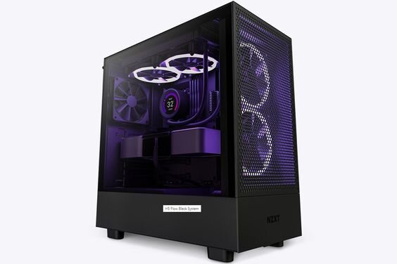 Vỏ Case NZXT H5 Flow All Black ( CC-H51FB-01 )