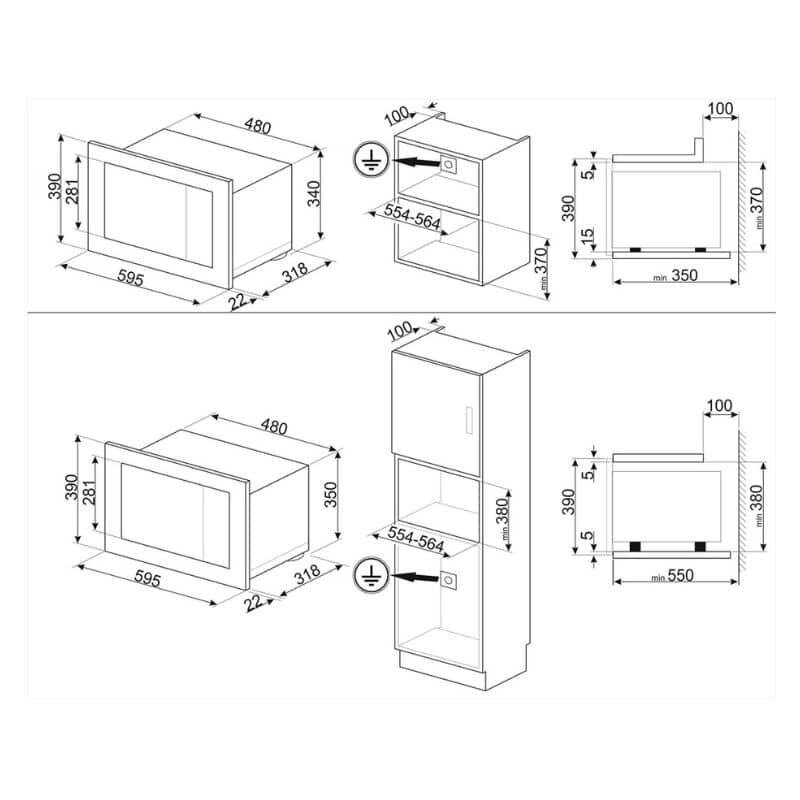 Lò vi sóng Hafele FMI120S2