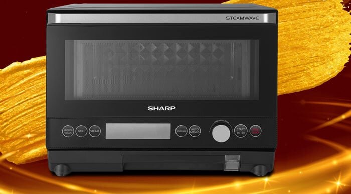 lò vi sóng Sharp AX 1250VN B có nhiều tiện ích