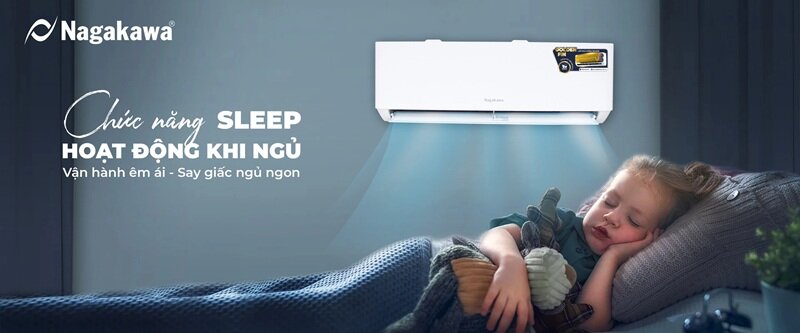 Điều hòa Nagakawa 9000 BTU 1 chiều NS-C09R2T31 gas R-32