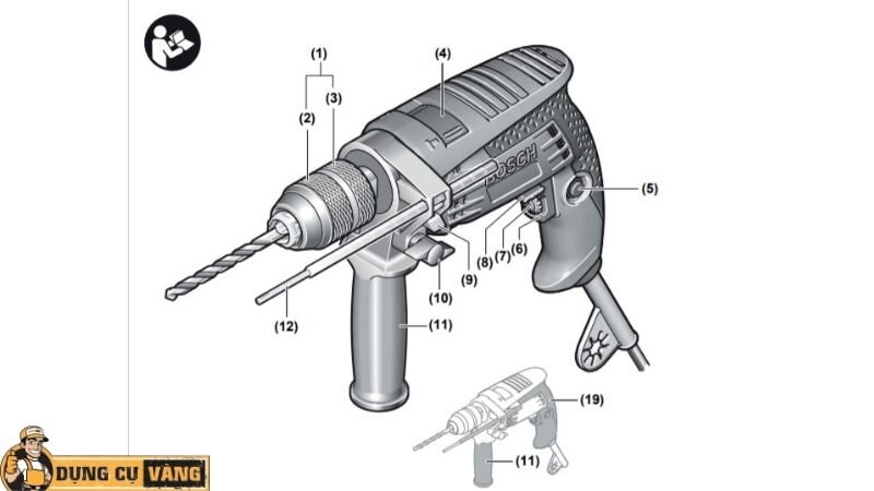 Máy khoan động lực 13mm Bosch GSB 13 RE