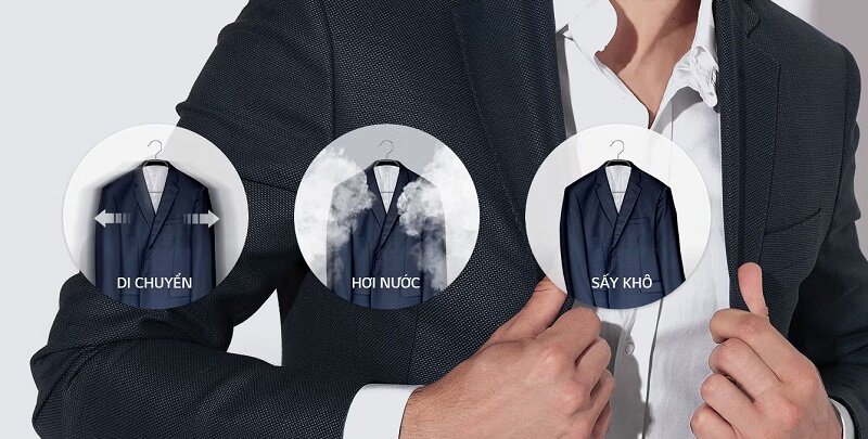 Tủ chăm sóc quần áo thông minh LG Styler S3MFC truesteam