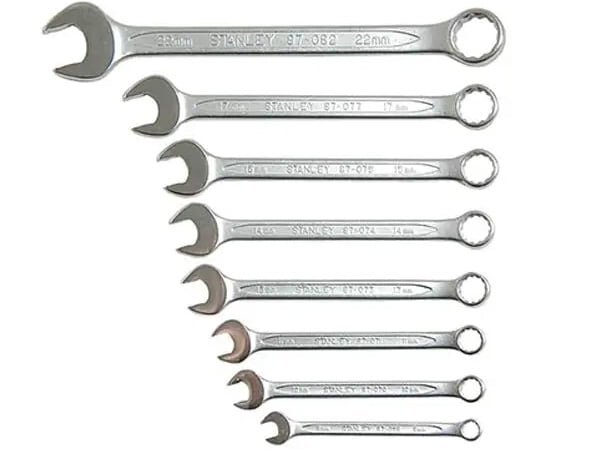 Bộ cờ lê vòng miệng 8 chi tiết Stanley 87-011-1 Bộ cờ lê vòng miệng 8 chi tiết Stanley 87-011-1
