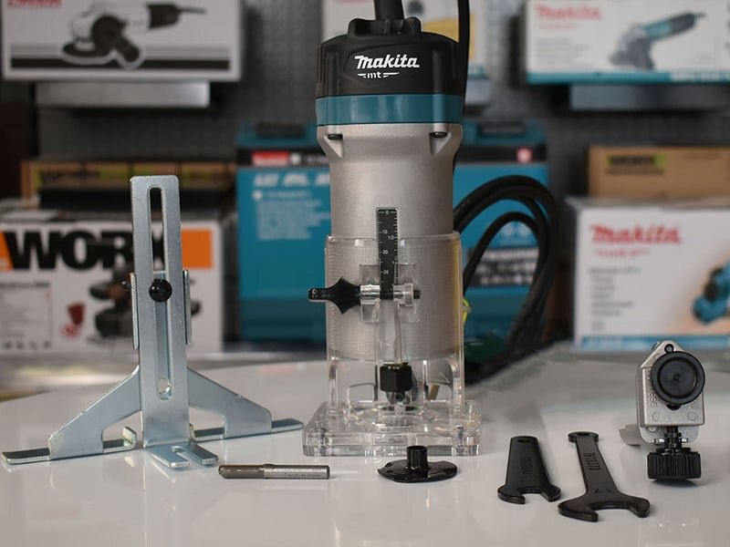 Trọn bộ sản phẩm của máy phay Máy soi gỗ