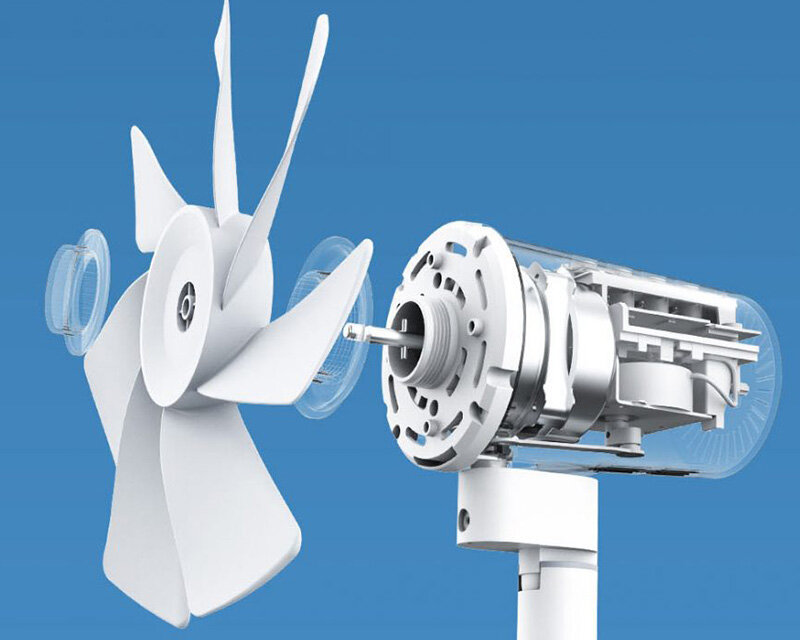 Động cơ DC tiêu thụ điện năng thấp, làm mát hiệu quả (Ảnh: Điện Máy Xanh).