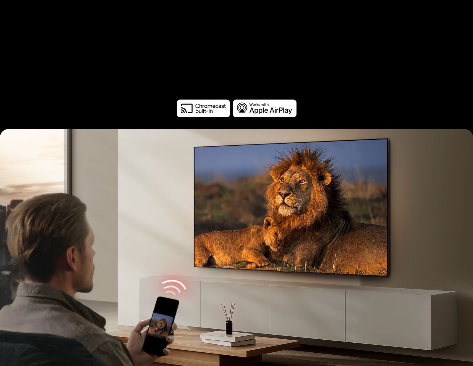 Chỉa sẻ màn hình đơn giản với AirPlay 2 và Chromecast Chỉa sẻ màn hình đơn giản với AirPlay 2 và Chromecast