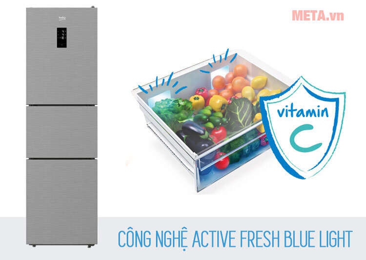 Tủ lạnh Inverter Beko RTNT290E50VZX 284 lít