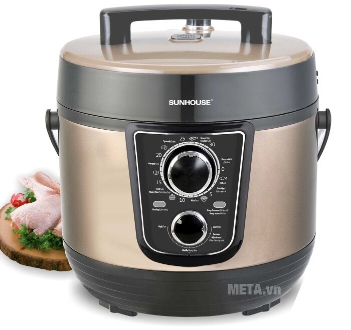 Nồi áp suất điện đa năng Sunhouse SHD1668