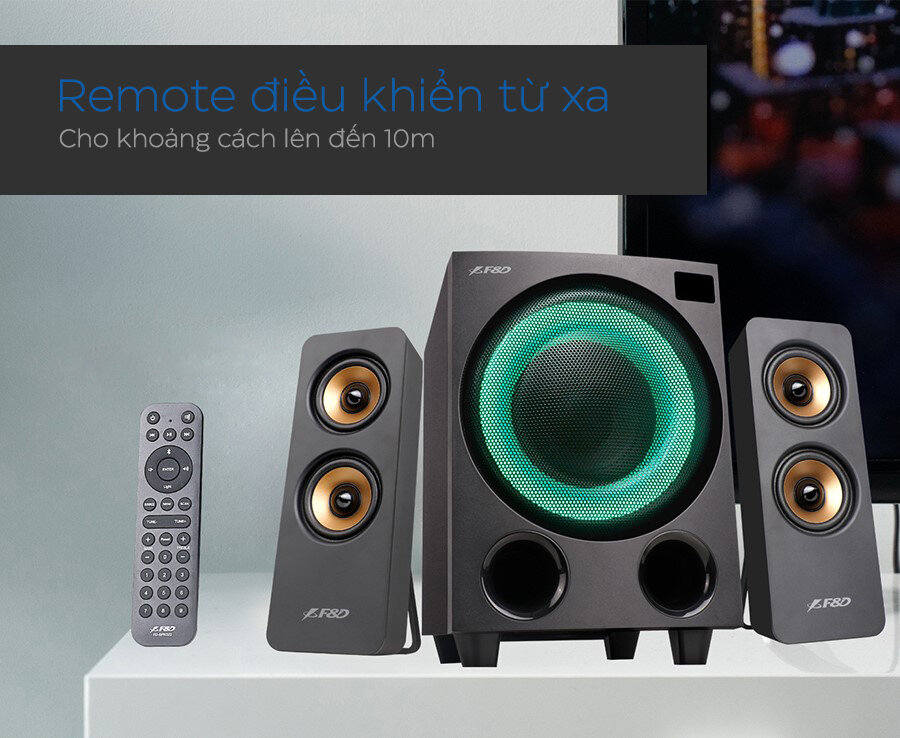 Loa Fenda F770X Bluetooth, 2.1, FM, USB, Optical, Plug & play