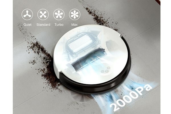 Robot hút bụi Tapo RV10 có 4 cấp độ hút Tapo RV10